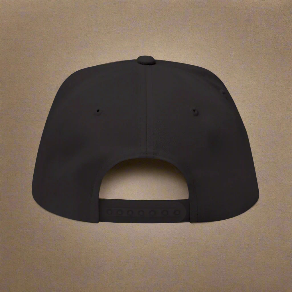 "Old Gold" - Embroidered Flat Bill Cap
