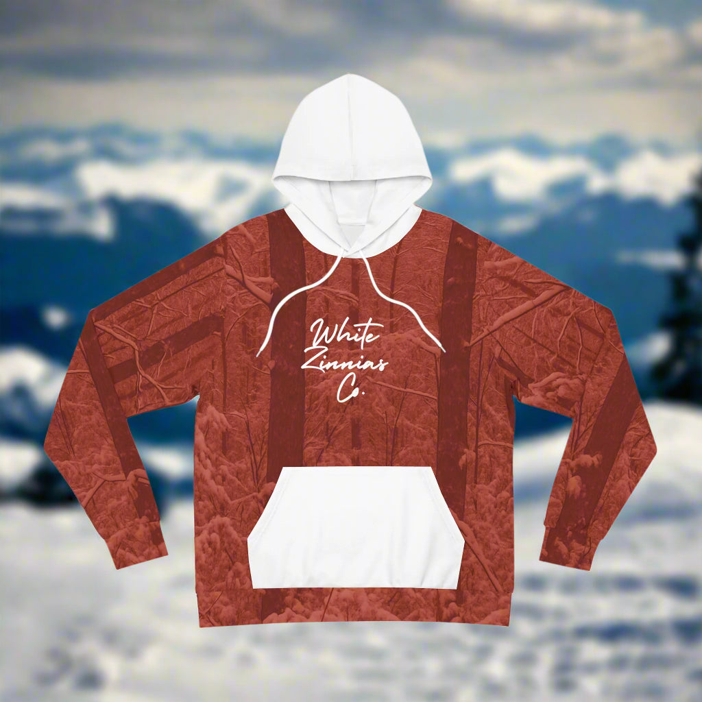 "Blood-Red Forest" - AOP Hoodie