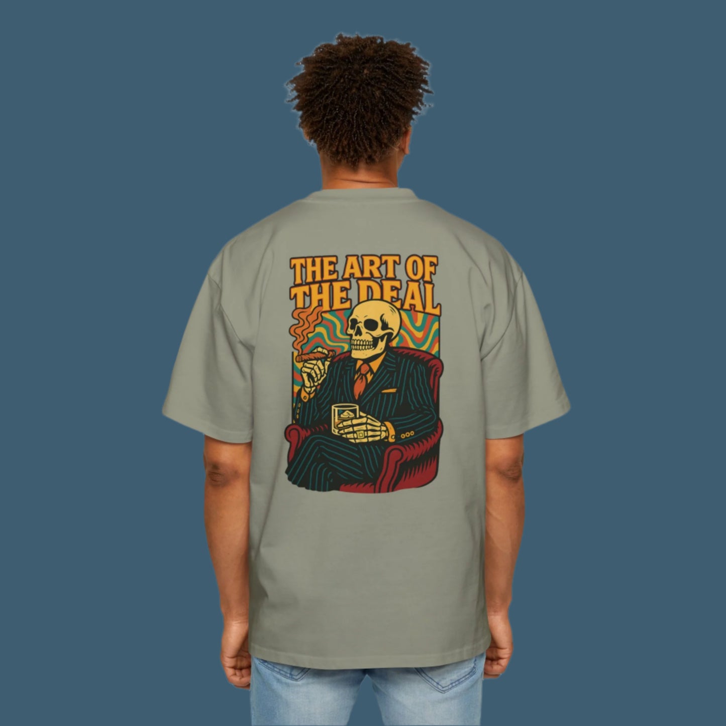 "The Dealer" - Men's Oversized Tee