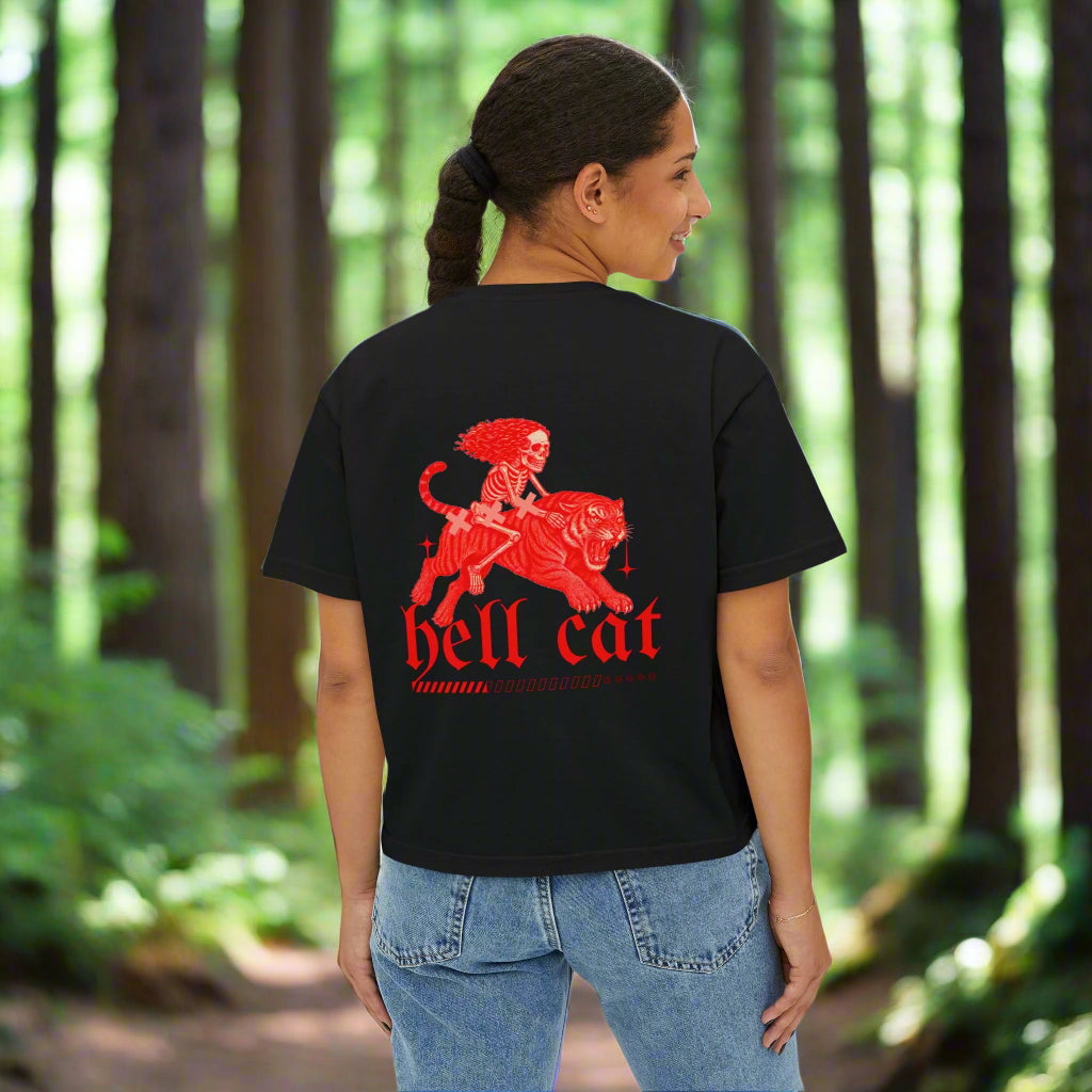 "Hell Cat" Women's Boxy Tee
