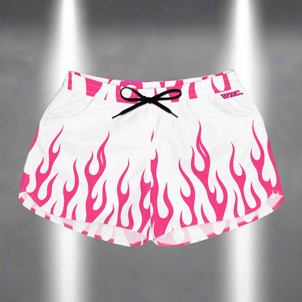 Women's Flame Print Casual/Sporty Shorts