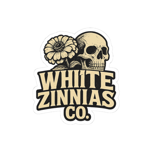 Vintage Skull Floral Kiss-Cut Stickers