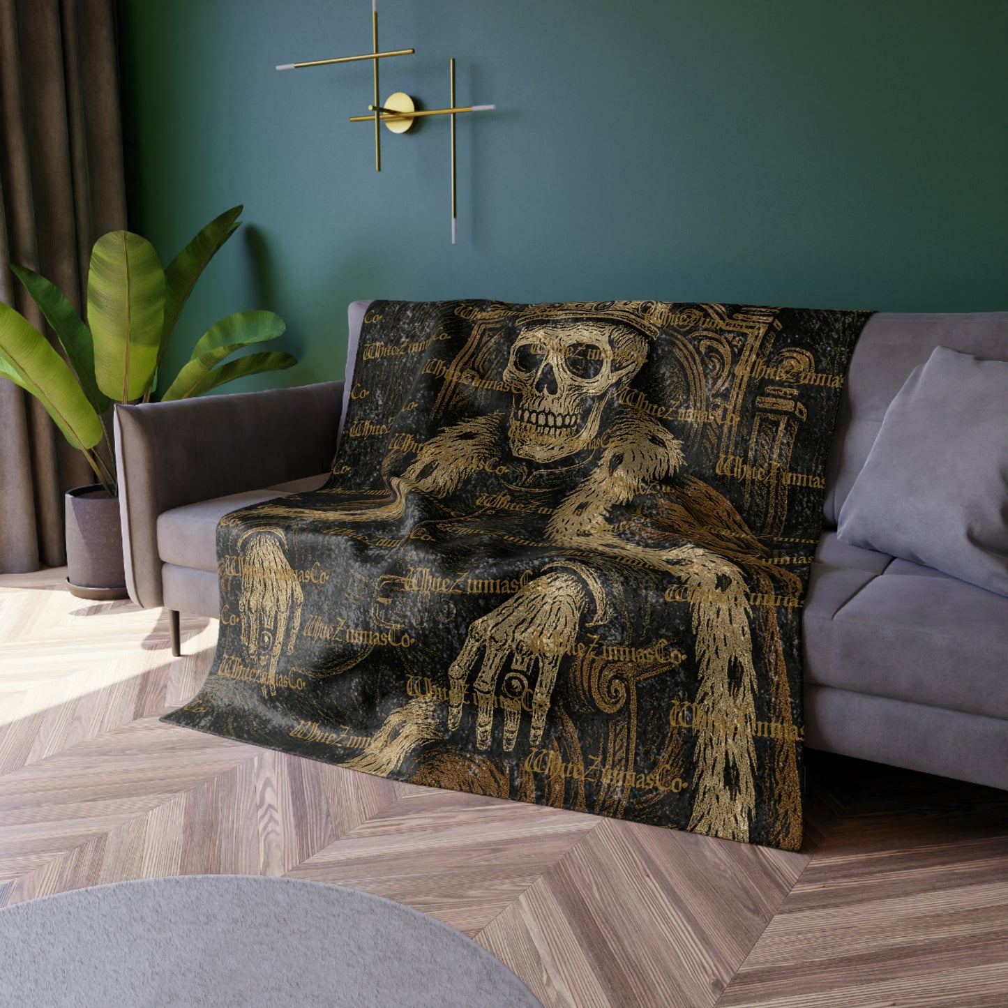 Royalty King Skull Blanket