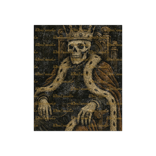 Royalty King Skull Blanket