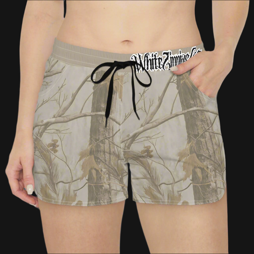 Camo Print Women's Casual/Workout Shorts