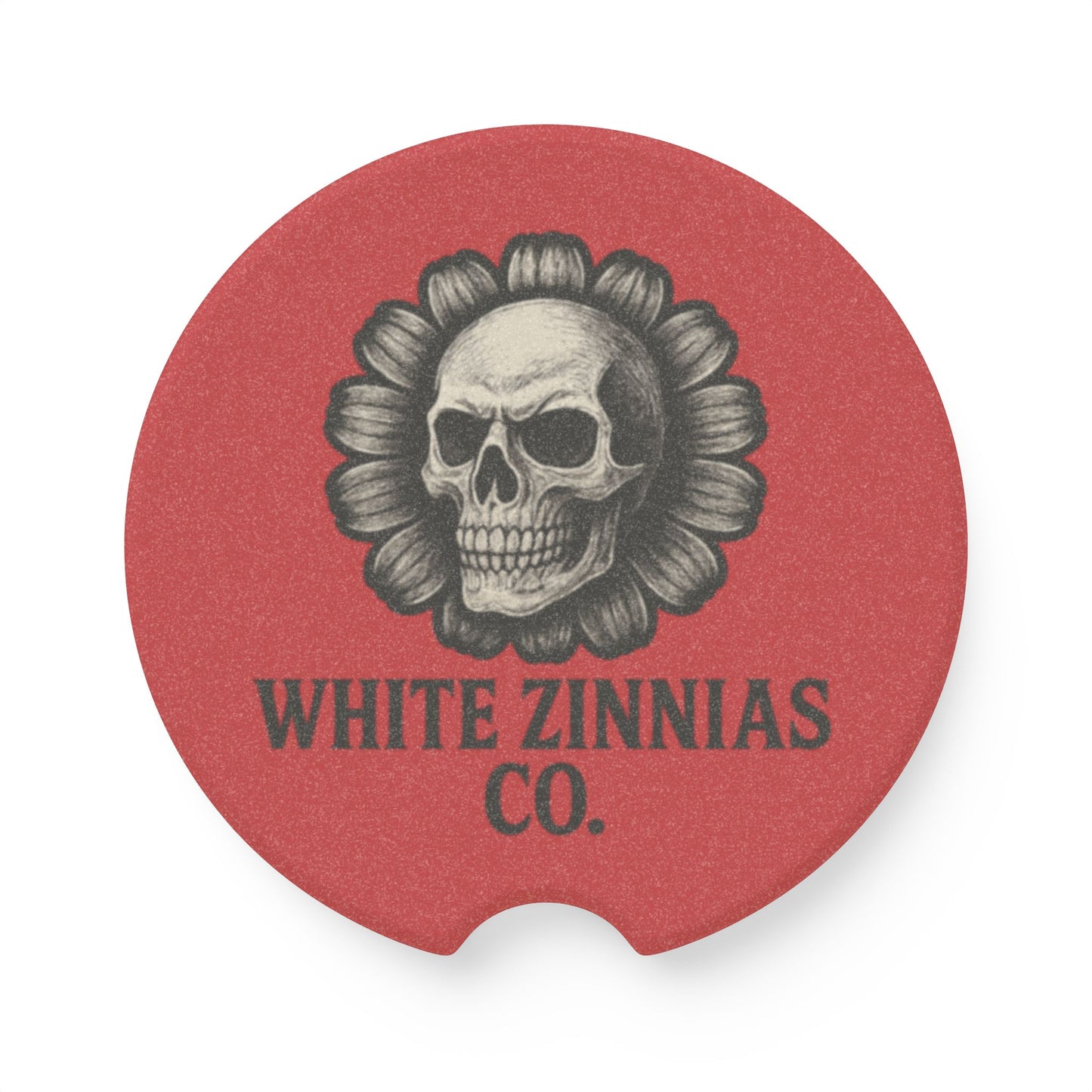 Soapstone Car Coaster Set (Red/Black)