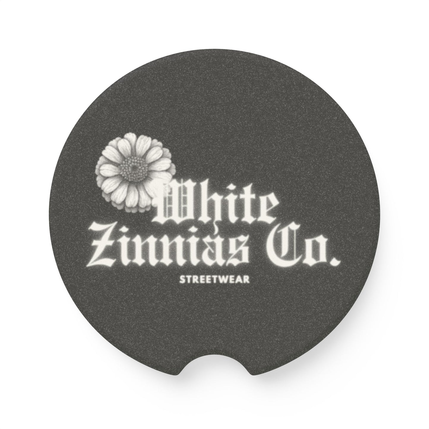 Soapstone Car Coaster Set (Black/White)