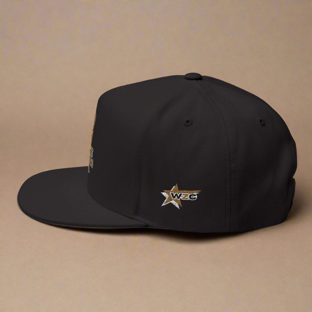 "Old Gold" - Embroidered Flat Bill Cap