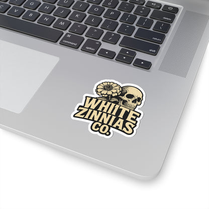 Vintage Skull Floral Kiss-Cut Stickers