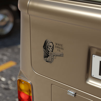 Grim Reaper - Gun Sticker