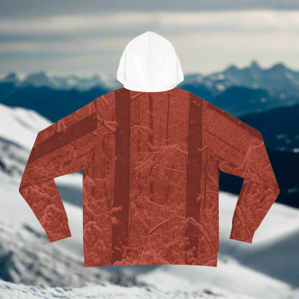 "Blood-Red Forest" - AOP Hoodie