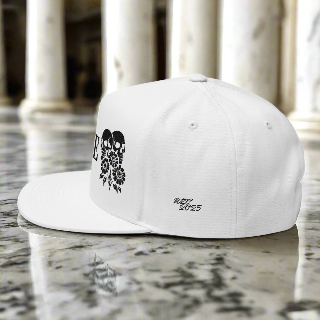 "Icicle" - Embroidered Snapback Cap