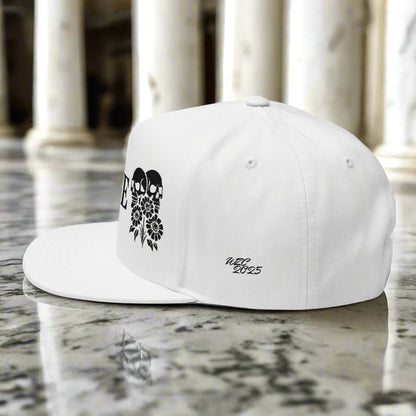 "Icicle" - Embroidered Snapback Cap