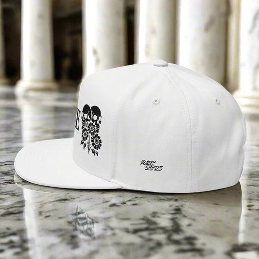 "Icicle" - Embroidered Snapback Cap
