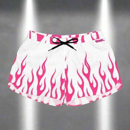 Women's Flame Print Casual/Sporty Shorts