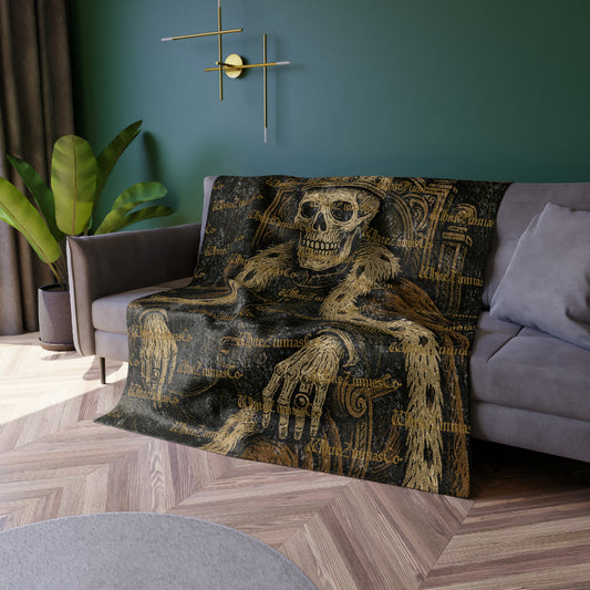 Royalty King Skull Blanket