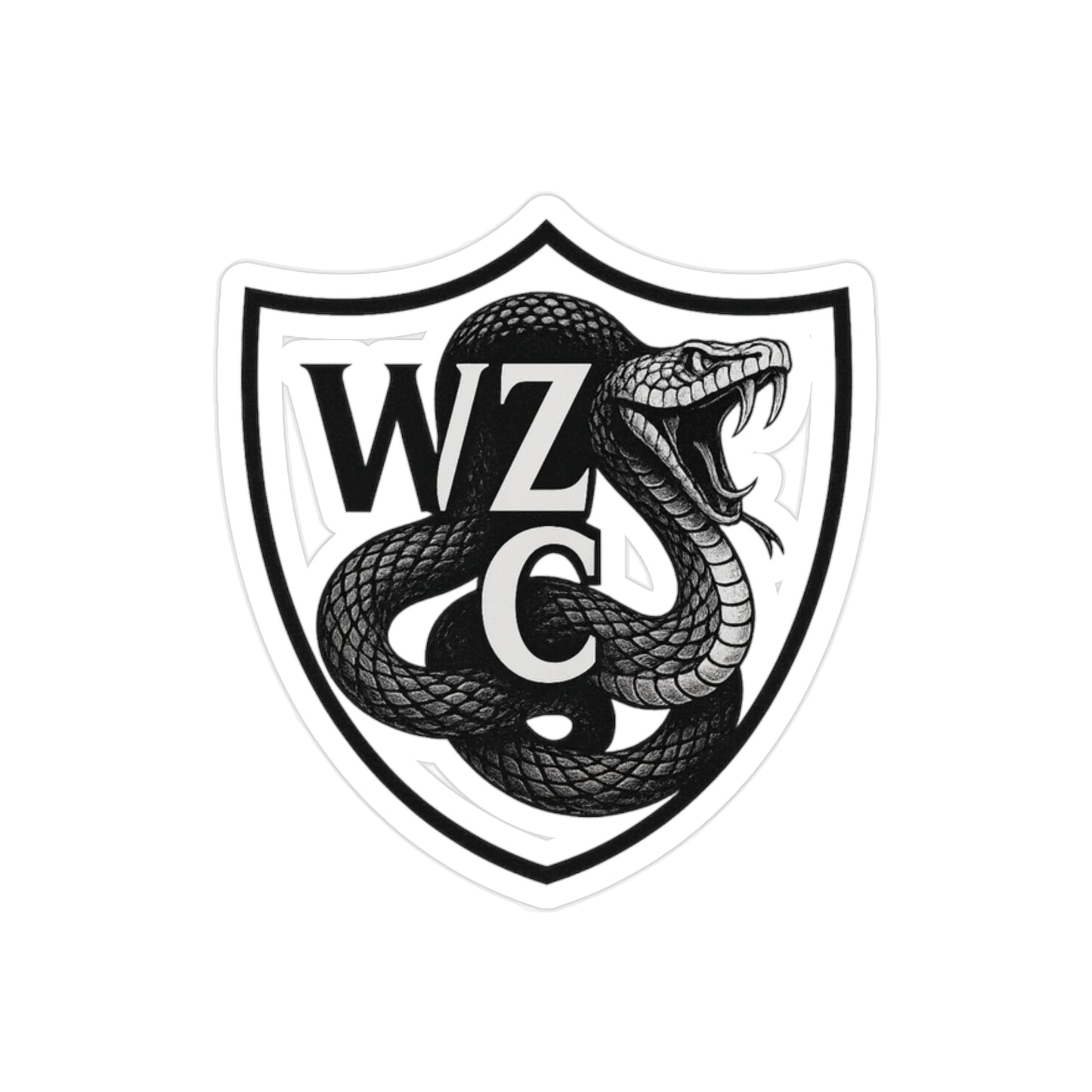 Striking Serpent - Die-Cut Outdoor Stickers