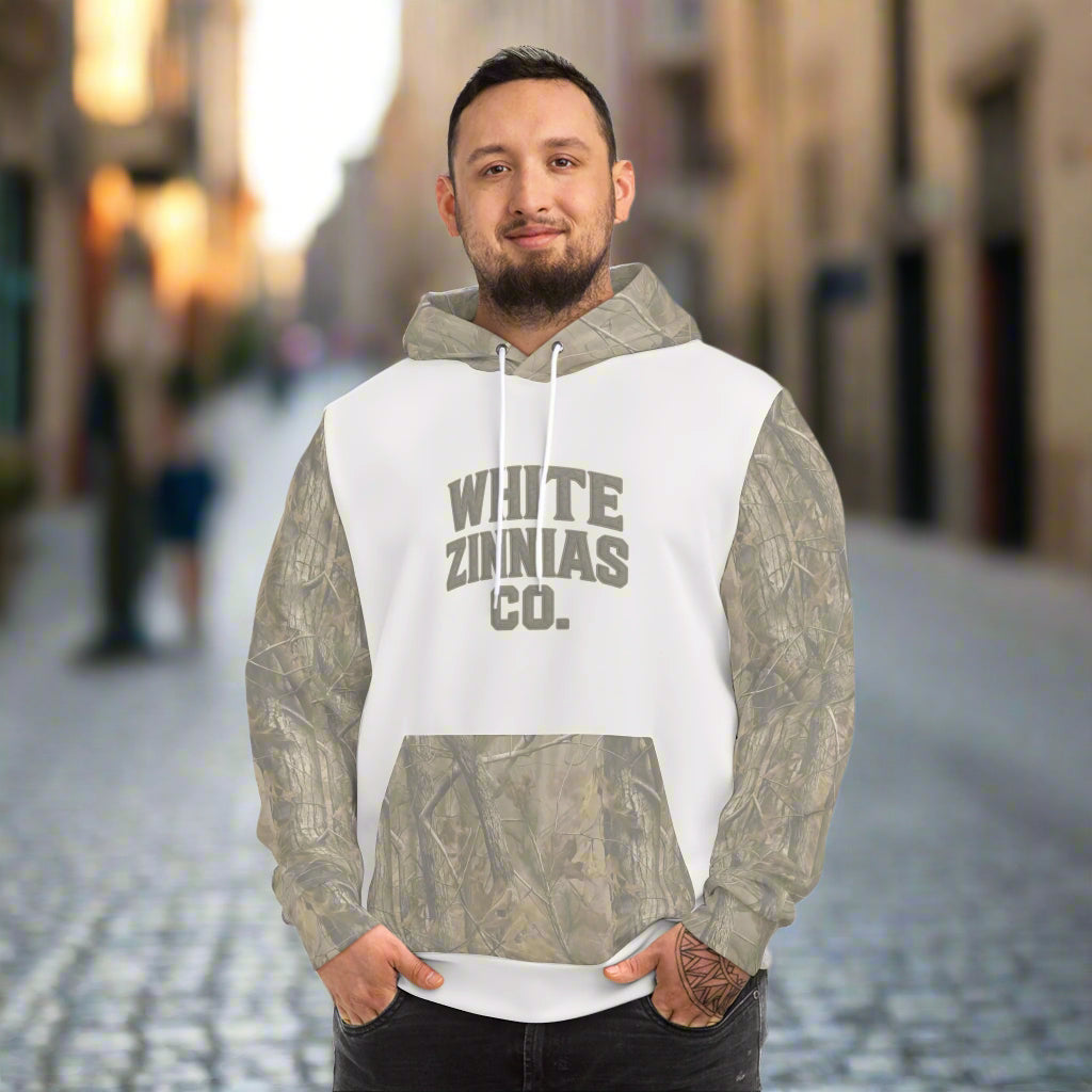 Off White Camo - Unisex Pullover Hoodie