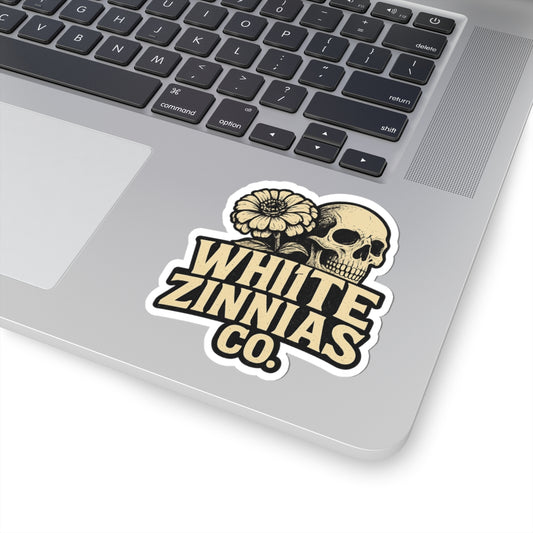 Vintage Skull Floral Kiss-Cut Stickers