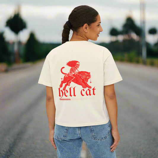 "Hell Cat" Women's Boxy Tee