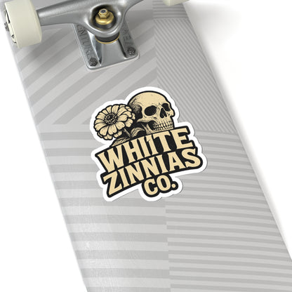 Vintage Skull Floral Kiss-Cut Stickers