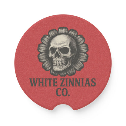 Soapstone Car Coaster Set (Red/Black)
