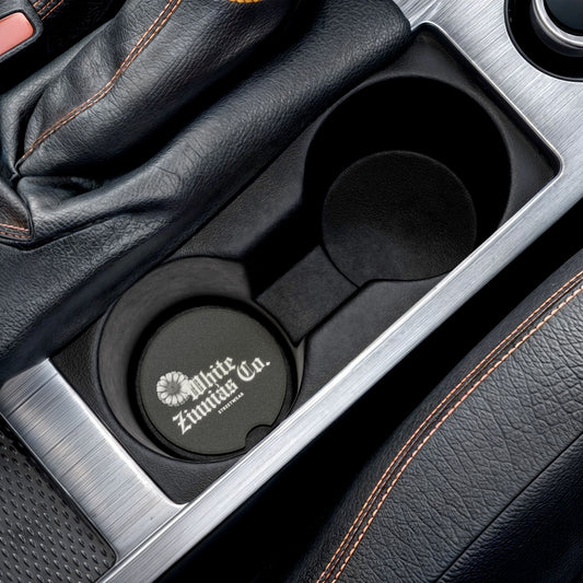 Soapstone Car Coaster Set (Black/White)