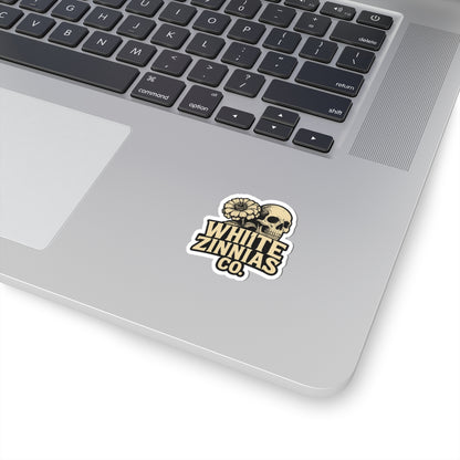 Vintage Skull Floral Kiss-Cut Stickers