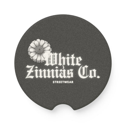 Soapstone Car Coaster Set (Black/White)