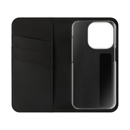 Samurai Skull Flip Wallet Phone Case