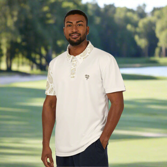 "Paisley Polo" - Men's Polo Shirt